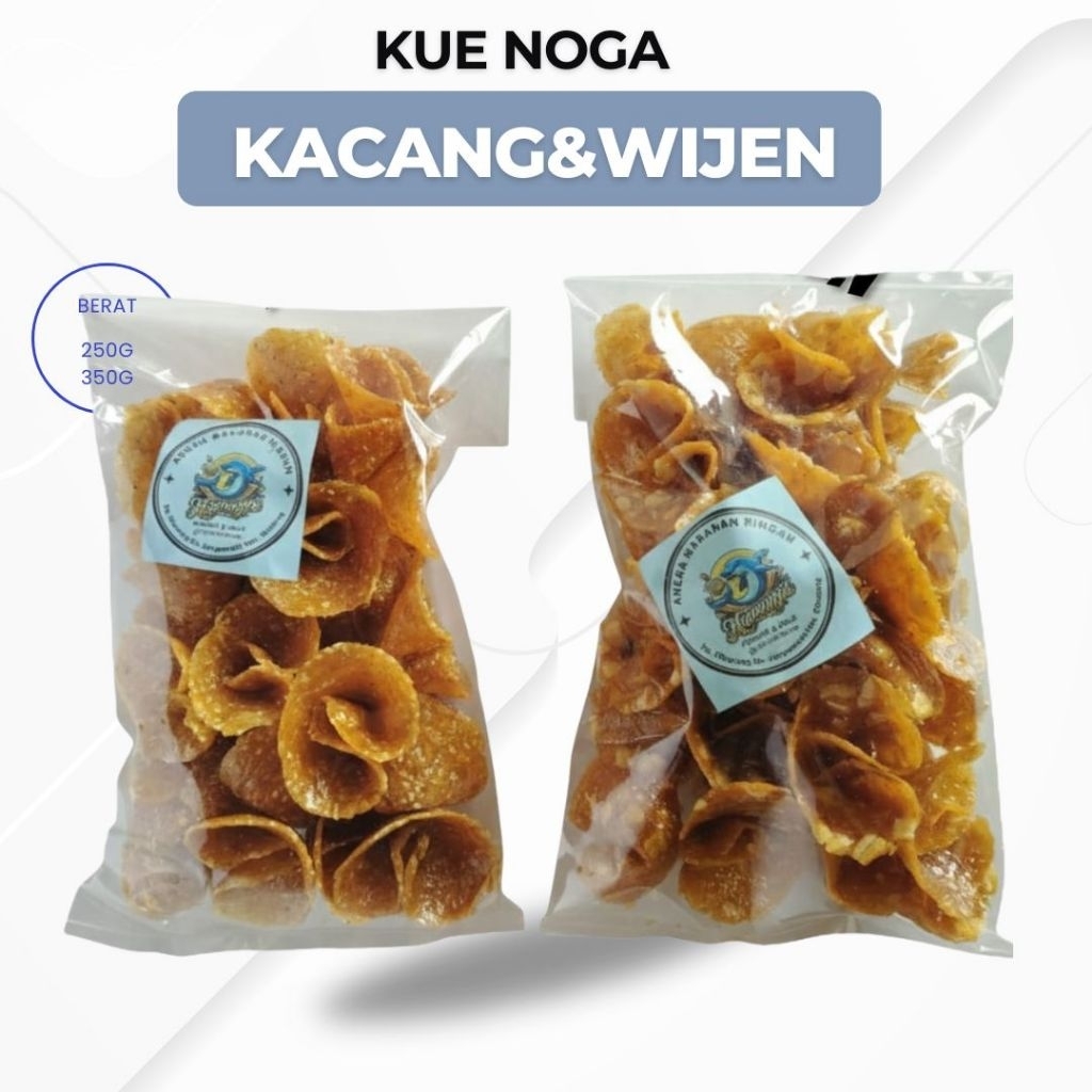 kue noga kacang dan wijen/manisan noga/noga kacang/noga wijen/Ting Ting berat 250-350 gram