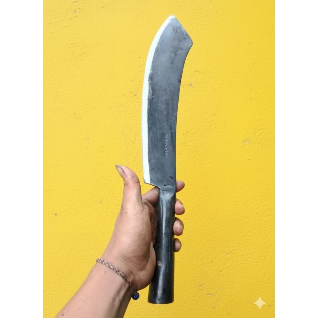 alat berkebun pisau golok potong bambu