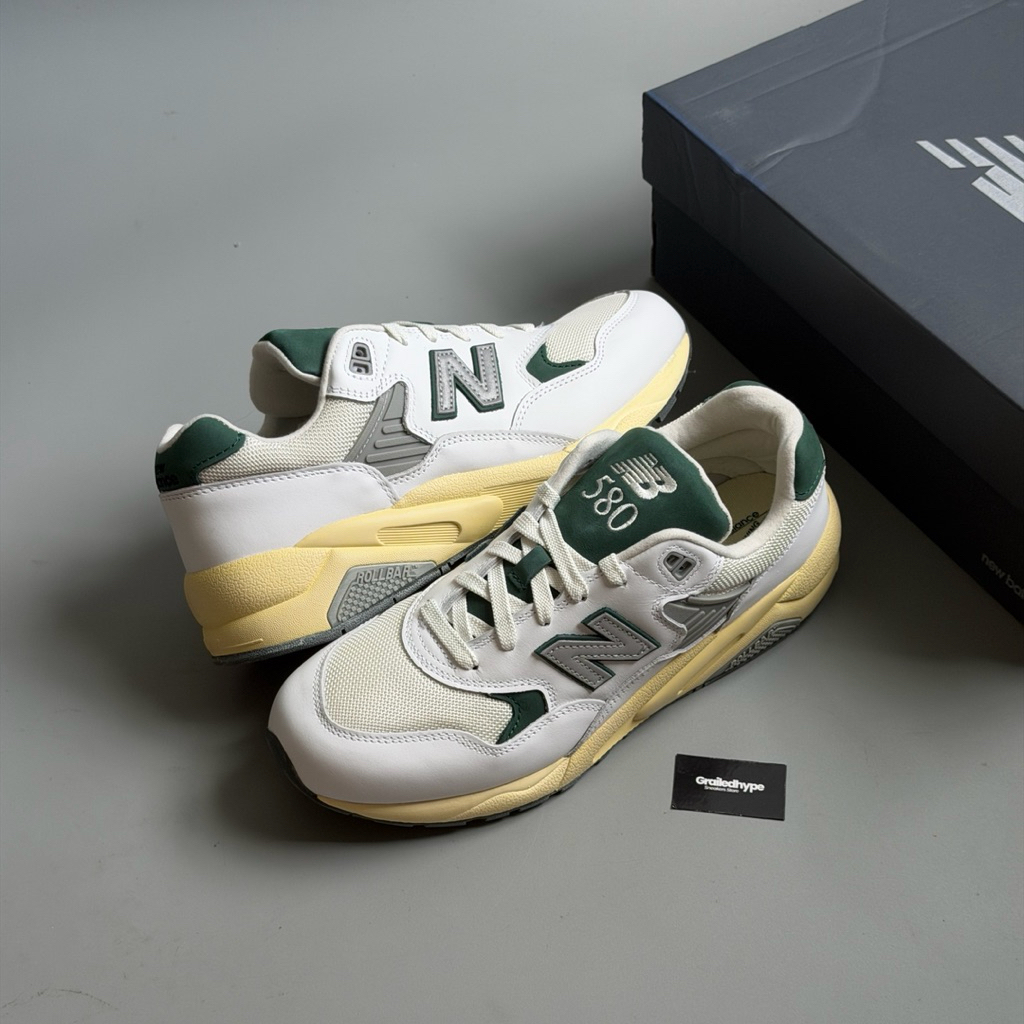 New Balance 580 White Nightwatch Green | MT580RCA