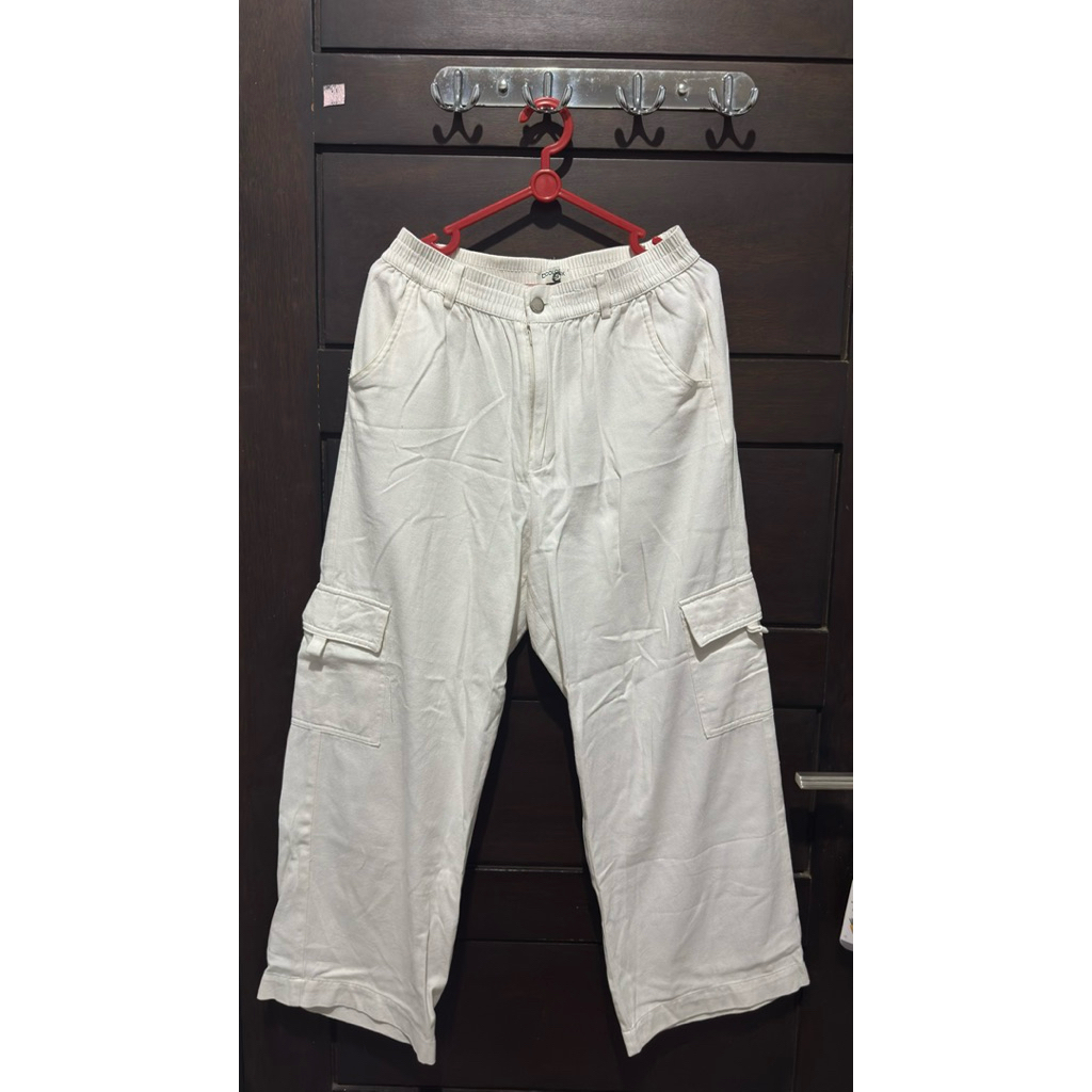 PRELOVED CARGO PANTS LINEN COLORBOX