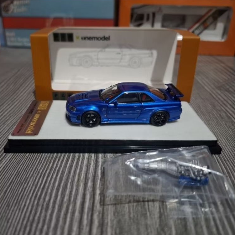 PGM x Onemodel Nissan Skyline R34 Blue Limited Edition
