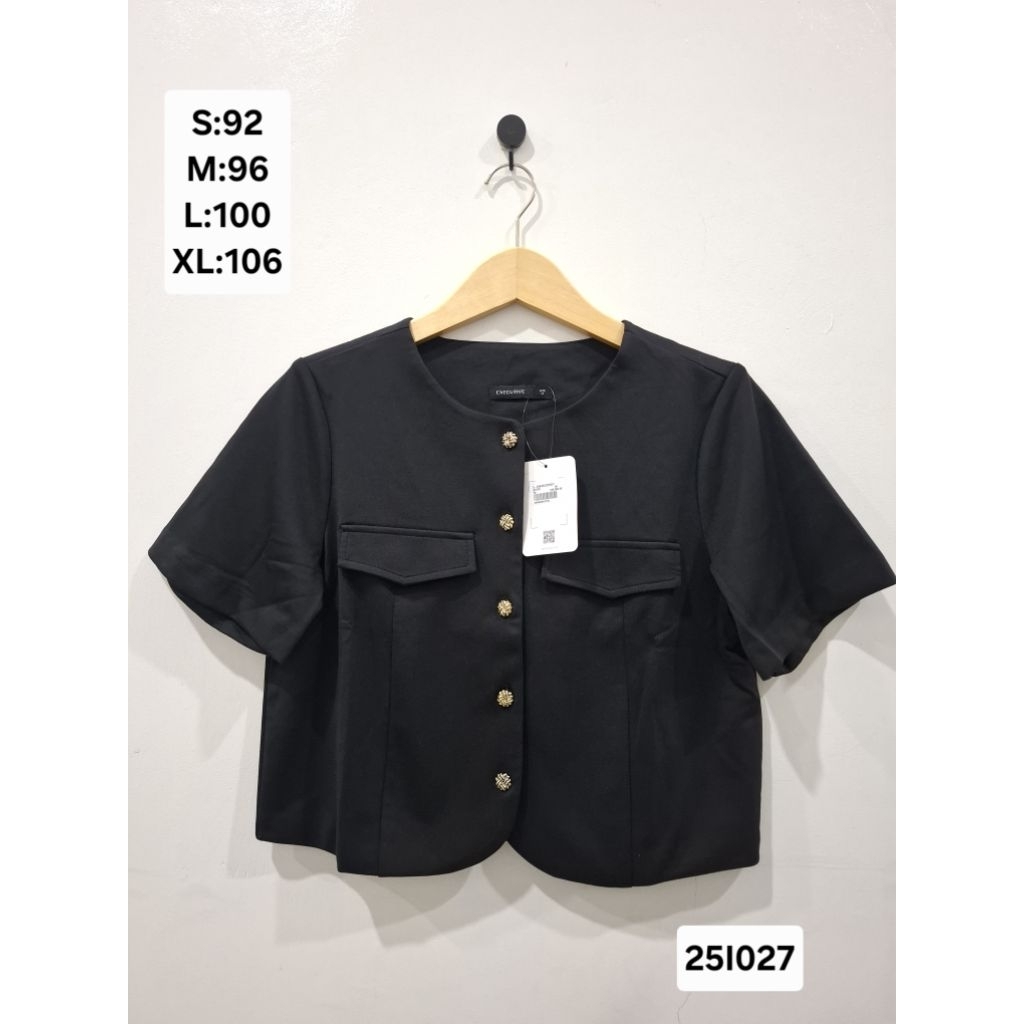 EXECUTIVE ATASAN WANITA BLOUSE LENGAN PENDEK BAHAN KNIT