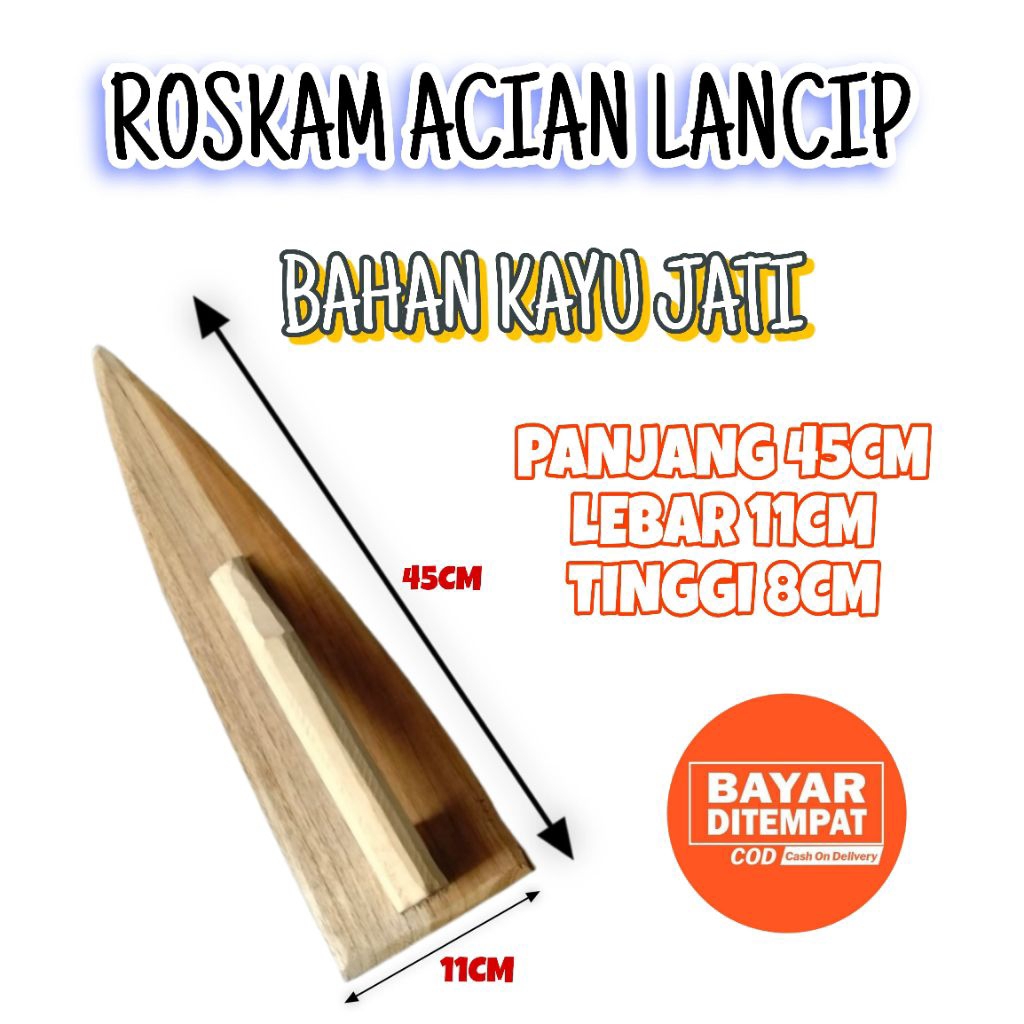 ROSKAM KAYU JATI - ROSKAM SENDOK SEMEN -  ROSKAM KAYU LANCIP - SERBAGUNA