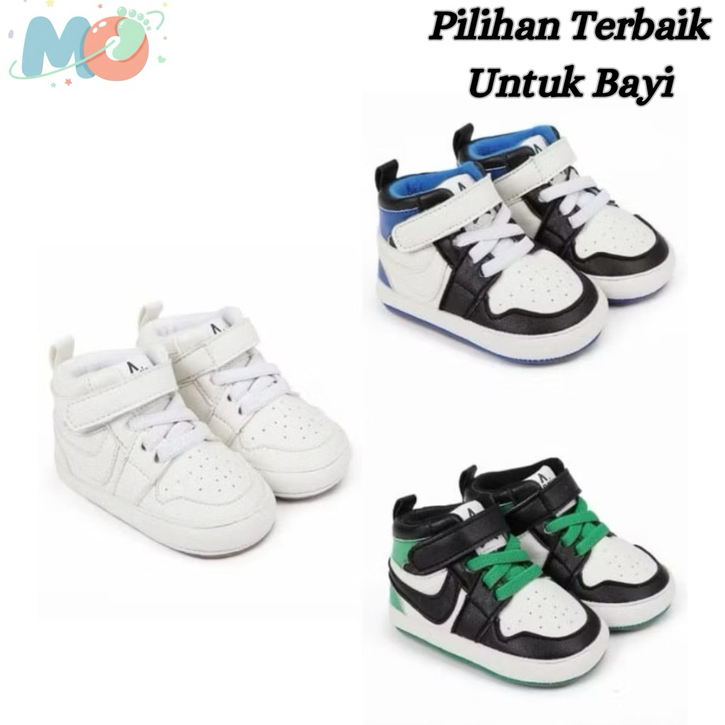 Sepatu Bayi Laki Laki 0 - 12 Bulan Terbaru / Sepatu Bayi Cowok JDN 1 3 6 9 12 Bulan Murah