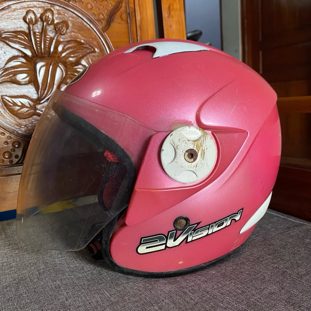 Helm KYT Pink 2 Vision Pink Ori