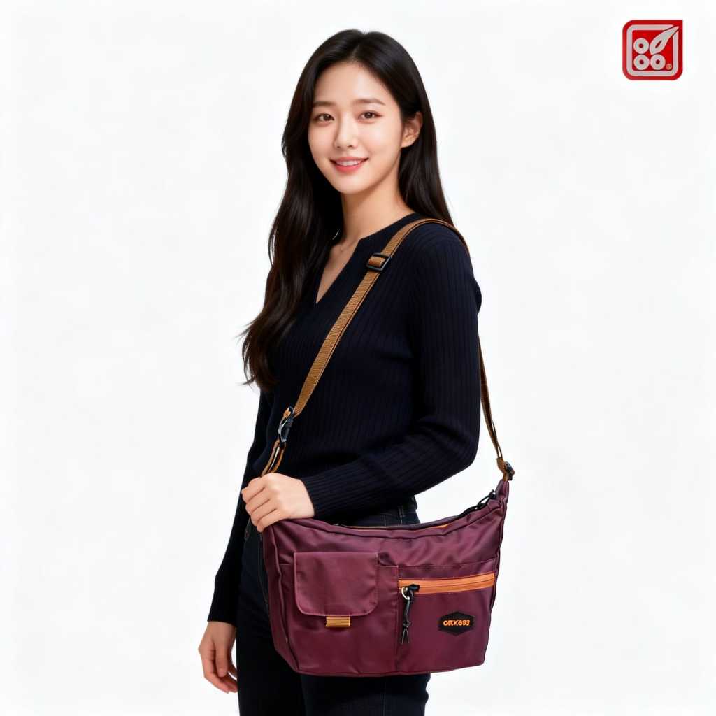 Tas Selempang Pria Casual Sling Bag Original Waterproff Ork689 HULF