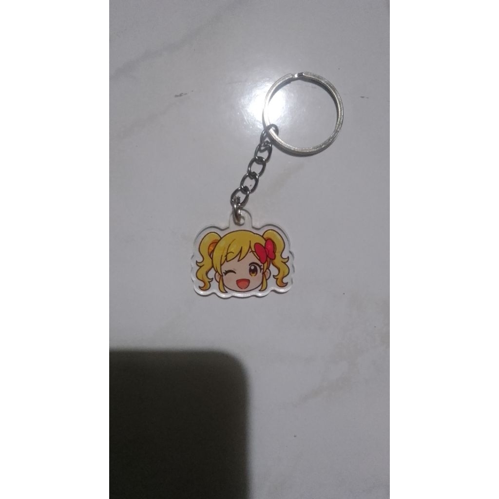 Aikatsu Fansmade Keychain - Keychain Yume Aikatsu Stars - Termurah