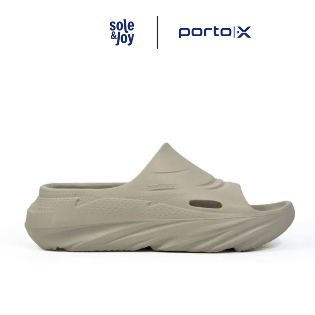 Porto X Oscar Earthy Sand - Sandal Selop Karet Sandal Unisex Soleandjoy