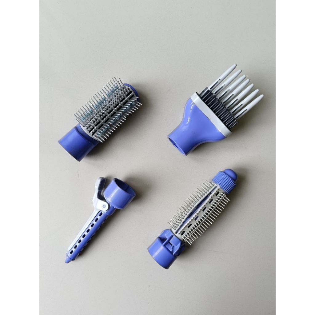 Preloved hair styling panasonic kurukuru blow brush air iron extension