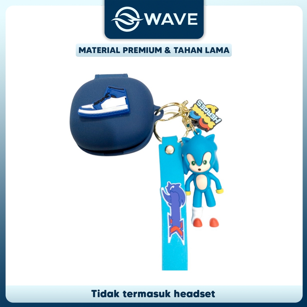 [R50i] Case Karakter Soundcore R50i Jrdan Biru Premium Quality Soft Silicon Gan33