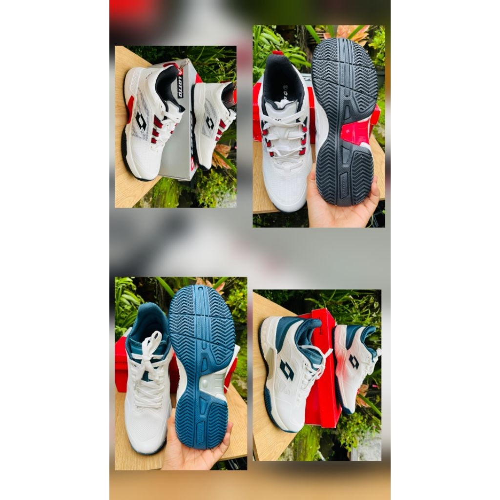 Sepatu Badminton Lotto EDUARDO/ENRICO Size 40,41, 44 Original Sale SportStation