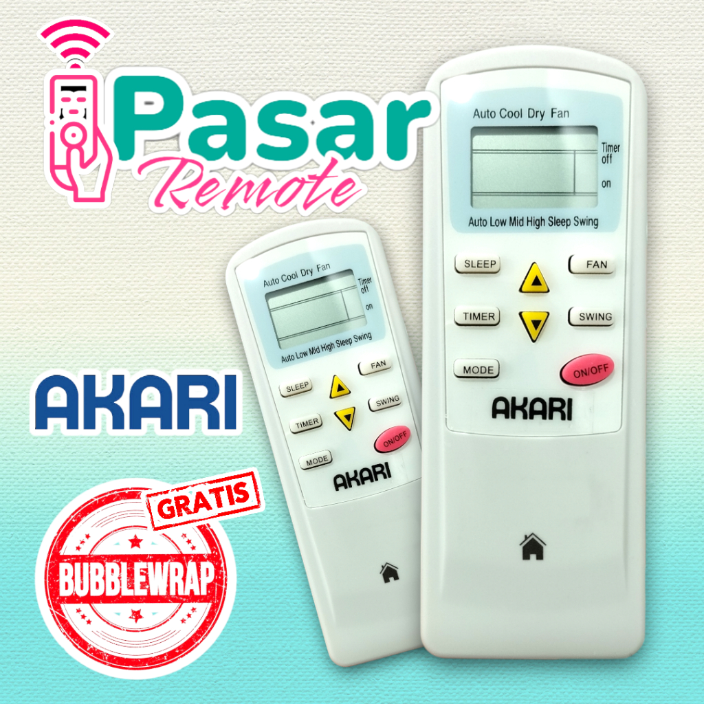 AKARI Remote AC Turbo Cocok Semua Merk AC AKARI