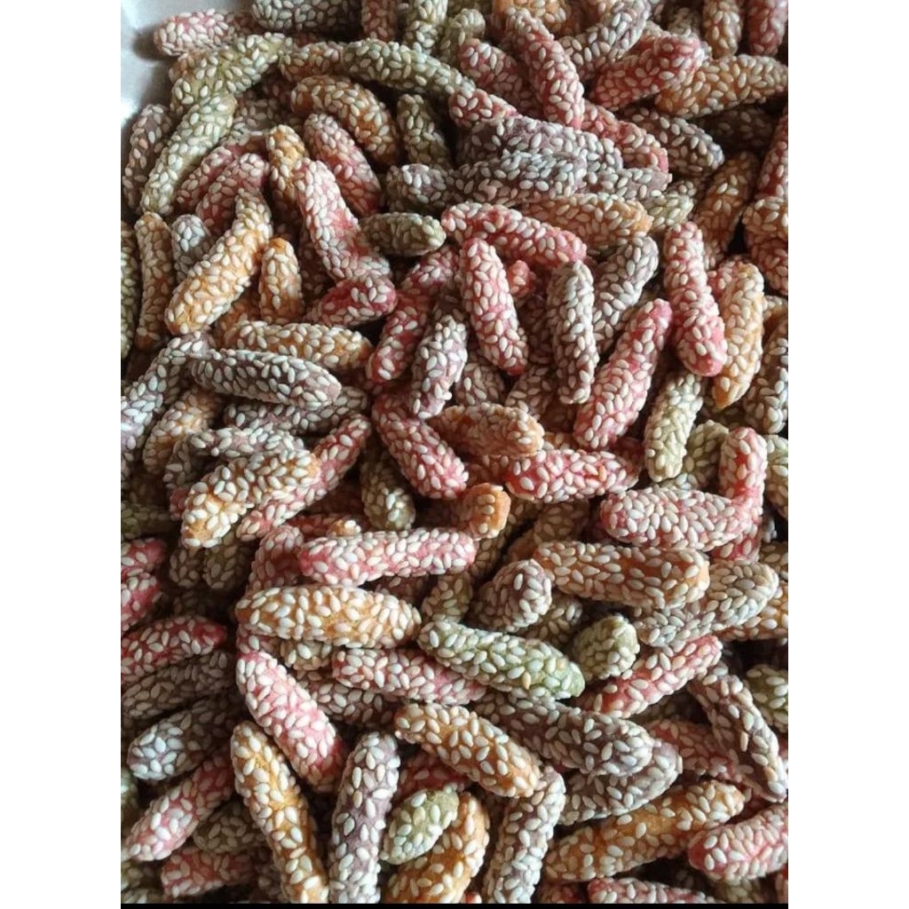 keciput wijen tepung ketan asli kudus homemade variasi  warna berat 500 gram