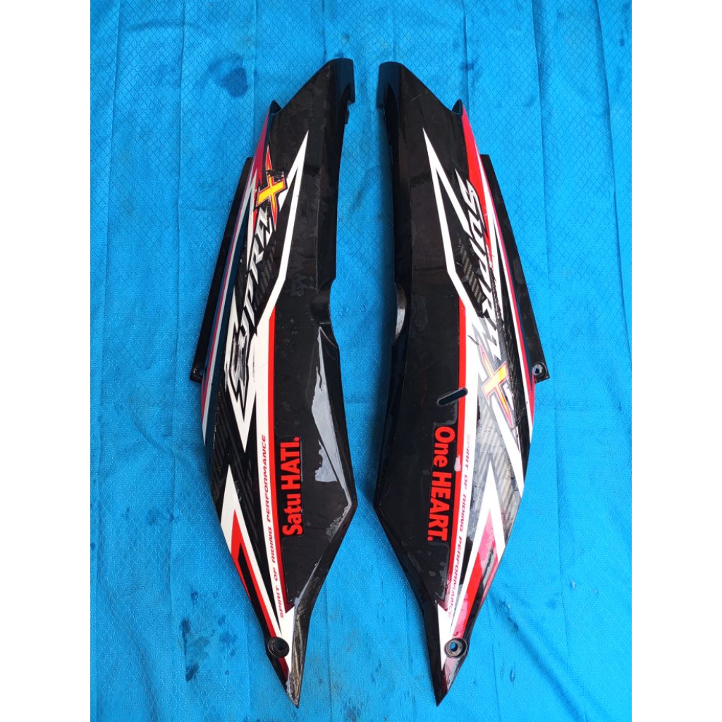 cover bodi belakang Honda Supra x fi Original / bodi belakang Supra x 125 fi Original copotan