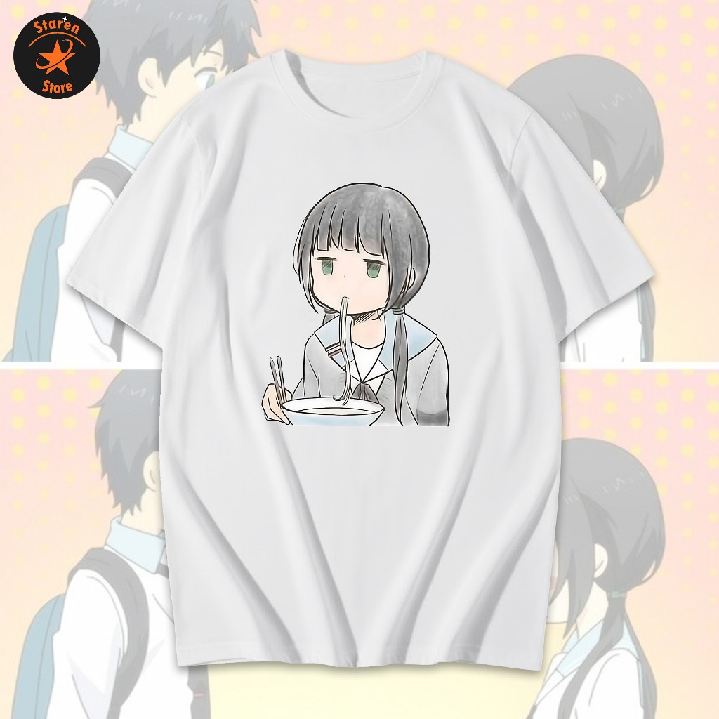 Kaos Anime Re Life Hishiro Chizuru Chibi Unisex Bahan Cotton Combed Premium Nyaman