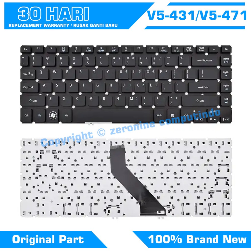 Keyboard Acer Aspire V5-431 V5-431G V5-471 V5-471G V5-471P V5-471PG