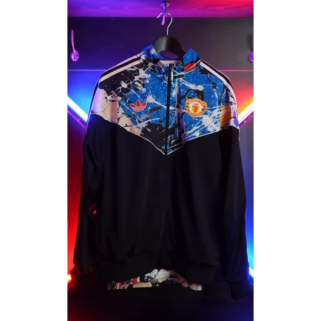 Tracktop Adidas Manchester United X Stone Roses Original