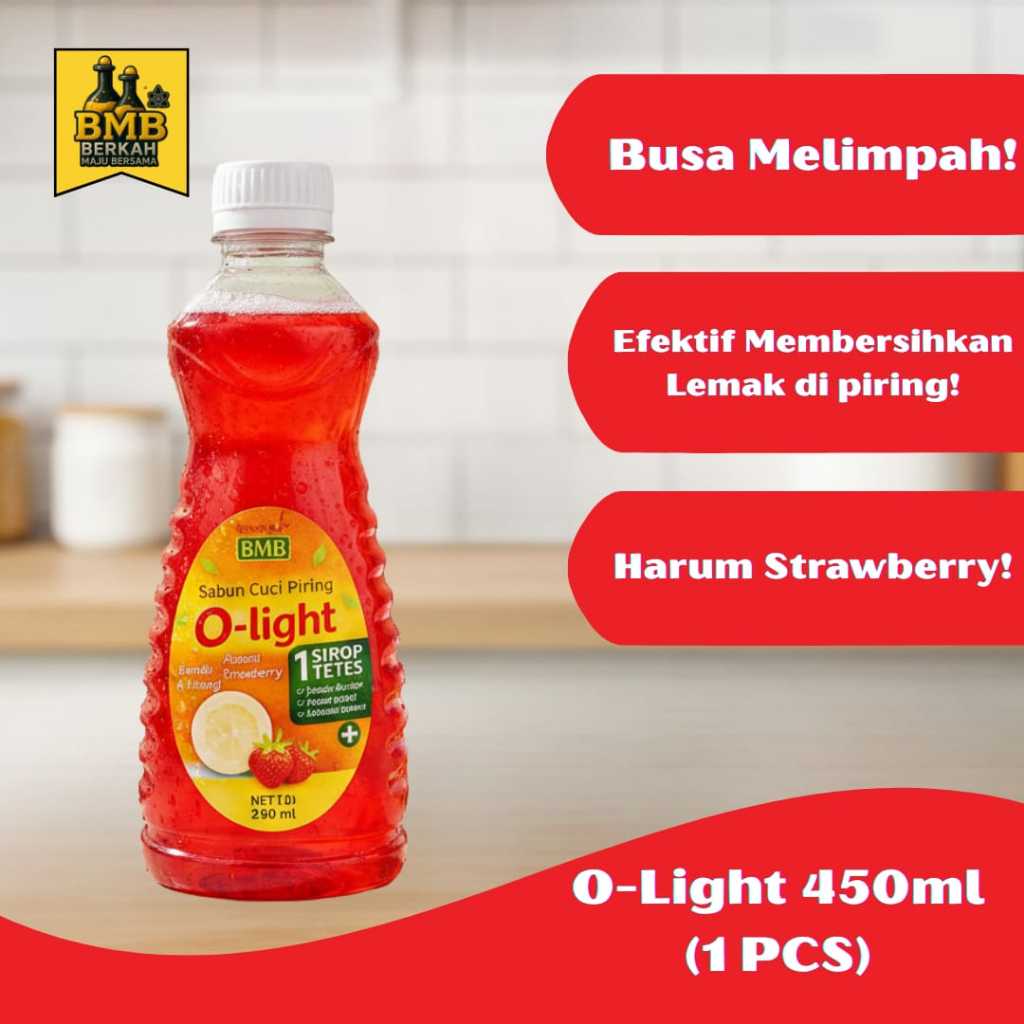 O-LIGHT Dishwashing (sabun cuci piring) soap 450 ml #sunlight