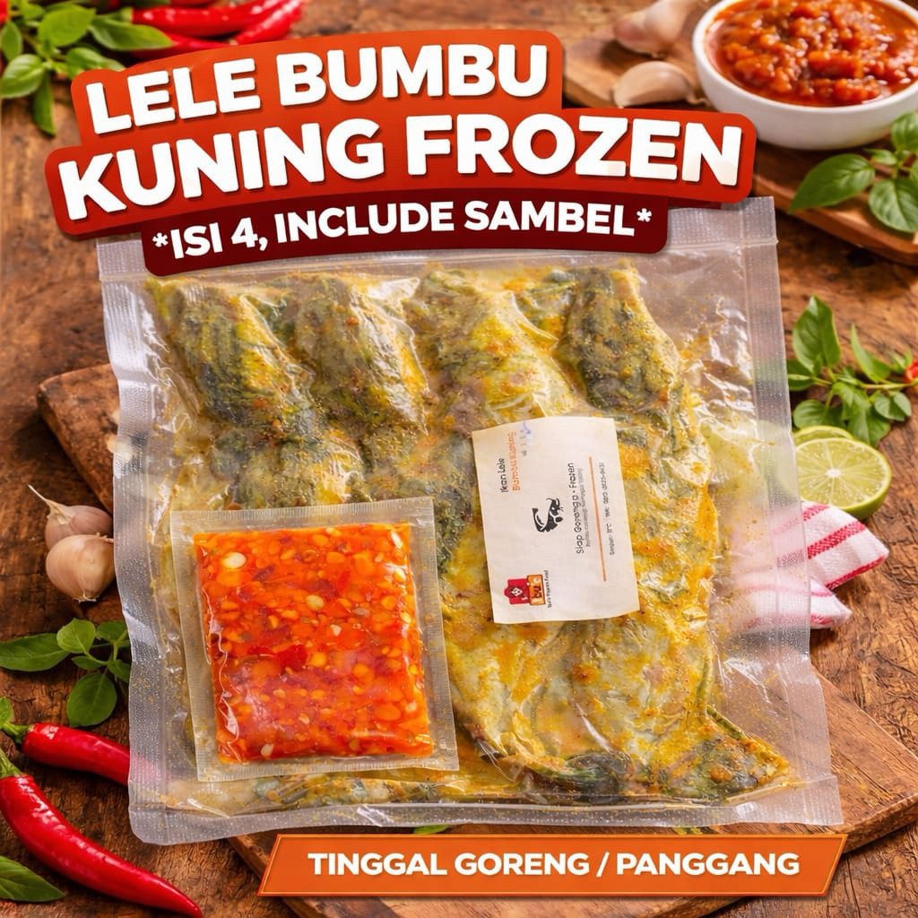 Ikan Lele Frozen Bumbu Kuning