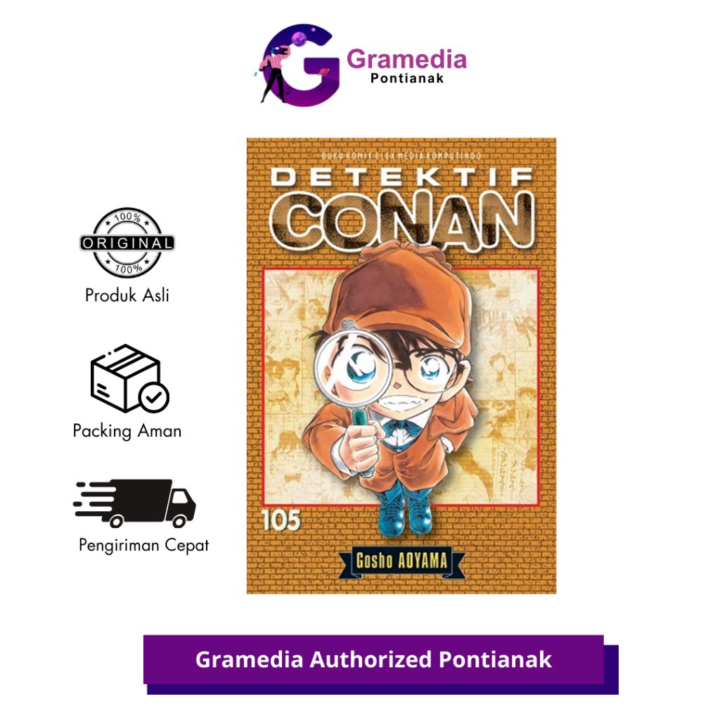 GRAMEDIA PONTIANAK - DETEKTIF CONAN 105 - KOMIK