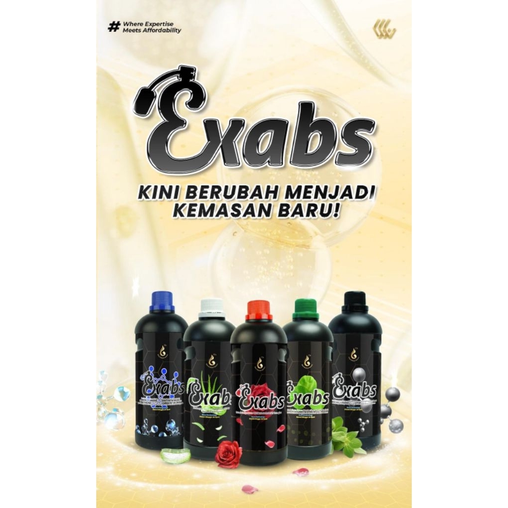 Exabs Pelarut Parfume Halal 900ml Reva Technology