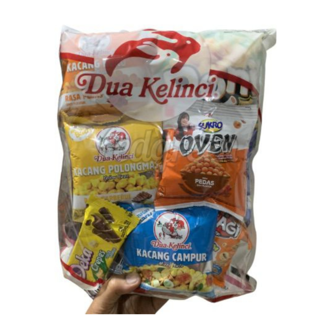 Dua Kelinci Assorted Mini Package 12 Pcs (175 gr) Hampers DUA KELINCI Snack Hampers Edisi Idul Fitri
