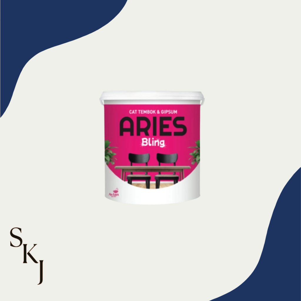 Cat Tembok Aries Bling 5 Kg
