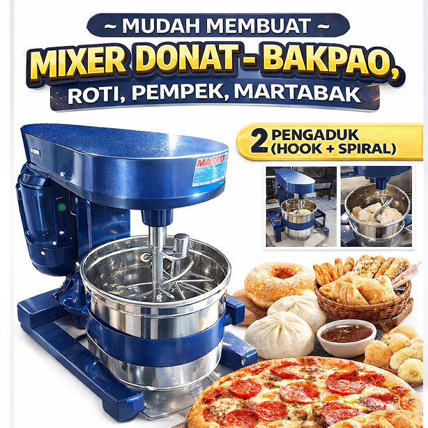 Mixer Adonan Kue Roti Mixer Mixer Donat Dan Roti Cdi Alat Pembuat Roti