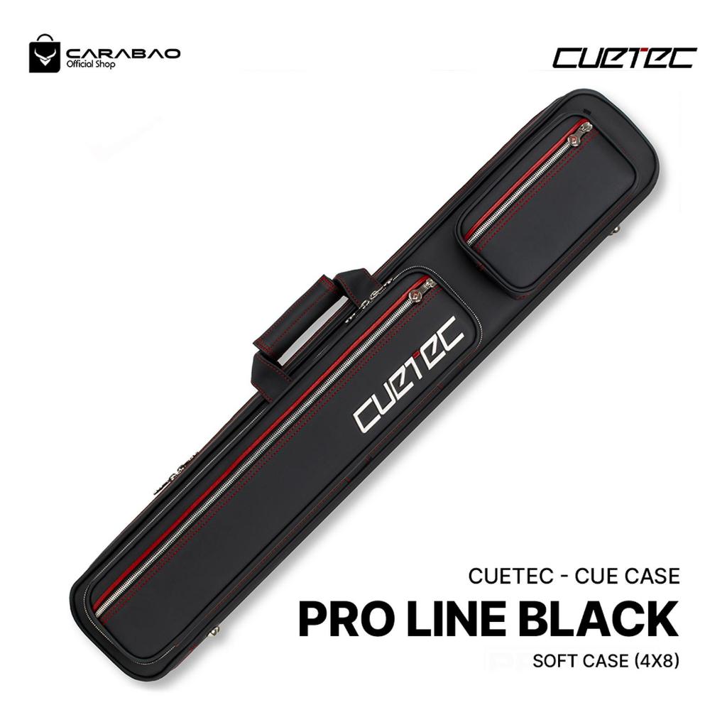Cuetec Proline Black Soft Case (4x8) - Cue Case Billiard
