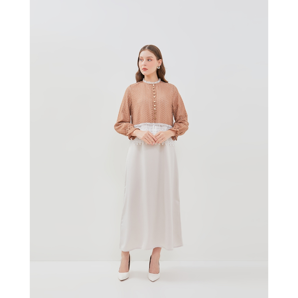 VALINO Gamis Coklat Wanita - D-ECEK04-K5