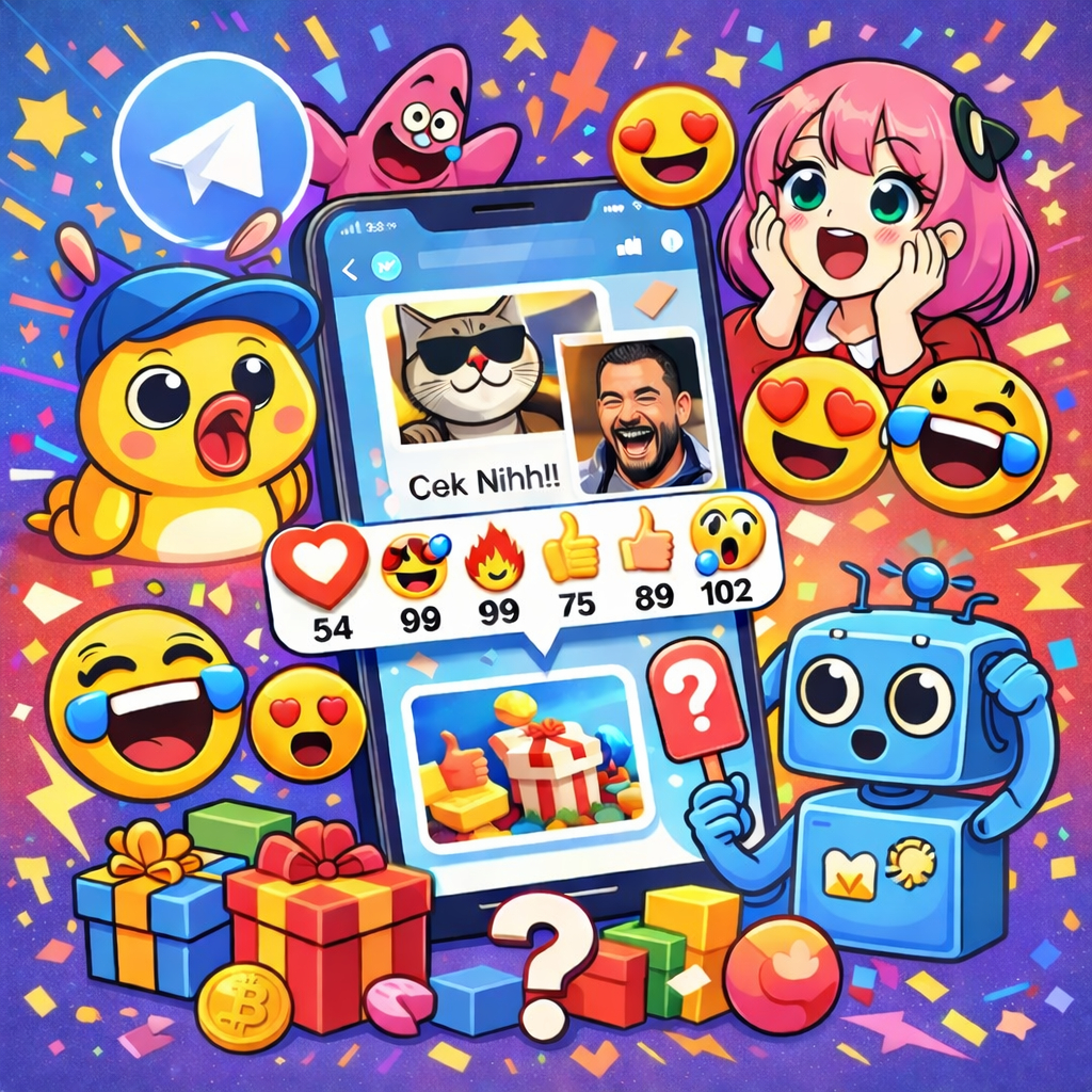 Random Reaction Channel/Grup Telegram