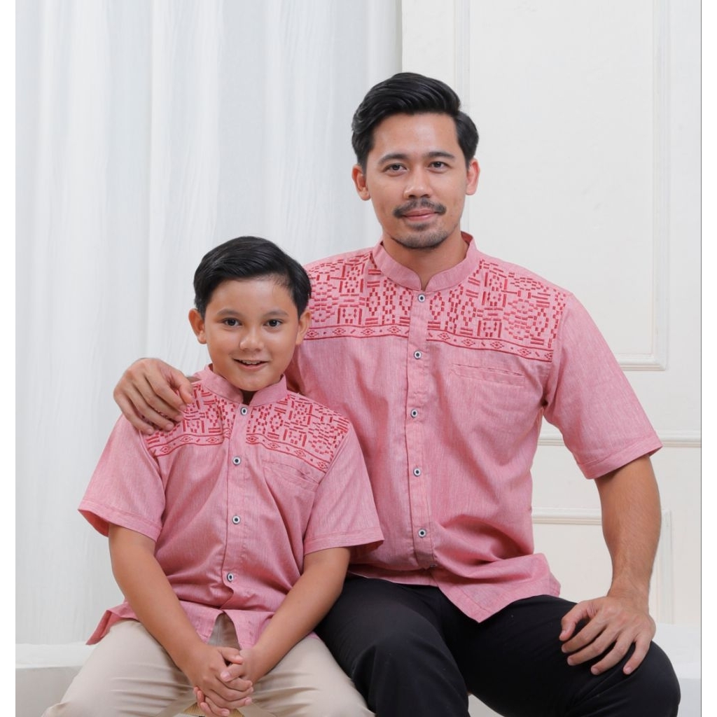 Baju setelan koko Couple Ayah anak, Koko couple Akyas 10 by Dhily