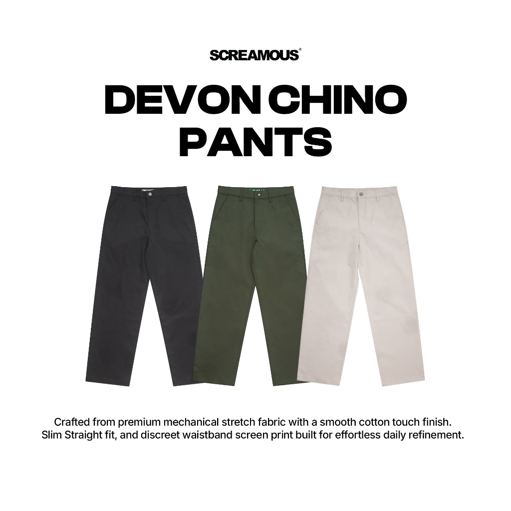 Screamous Celana Chino Pants DEVON