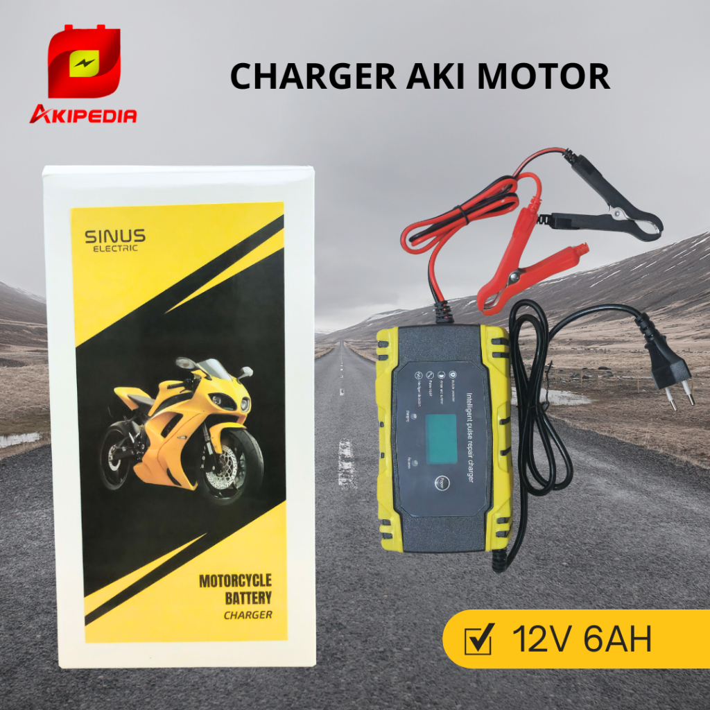 charger aki mobil motor 12v 6a charger aki mobil motor portable 12v 6a