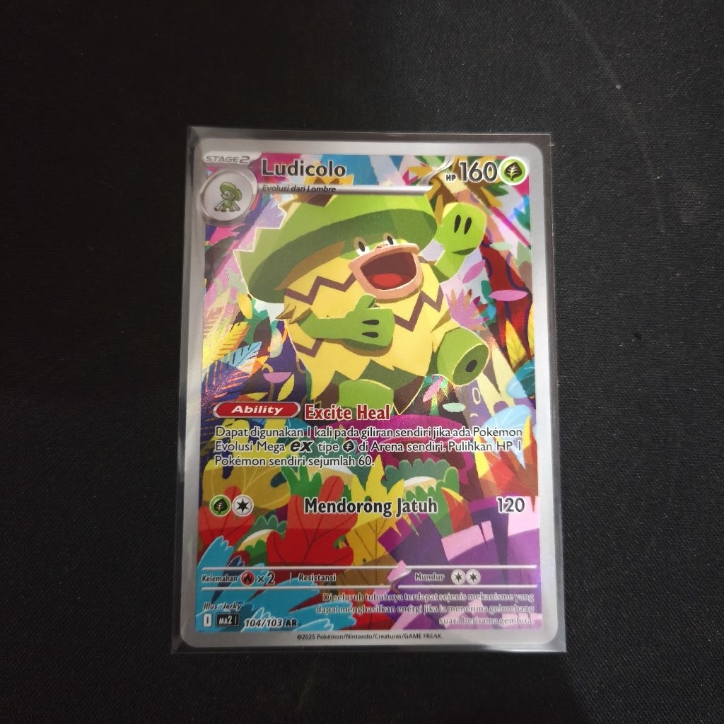 Ludicolo AR - Pokemon TCG Kobaran Biru
