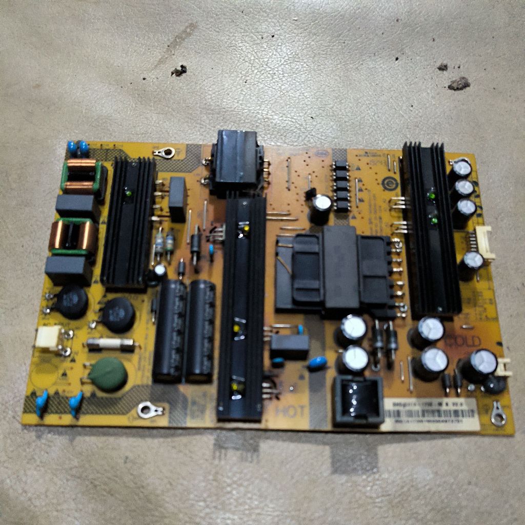 PSU TV LED SHARP 2T - C45AEIX copotan dari layar pecah