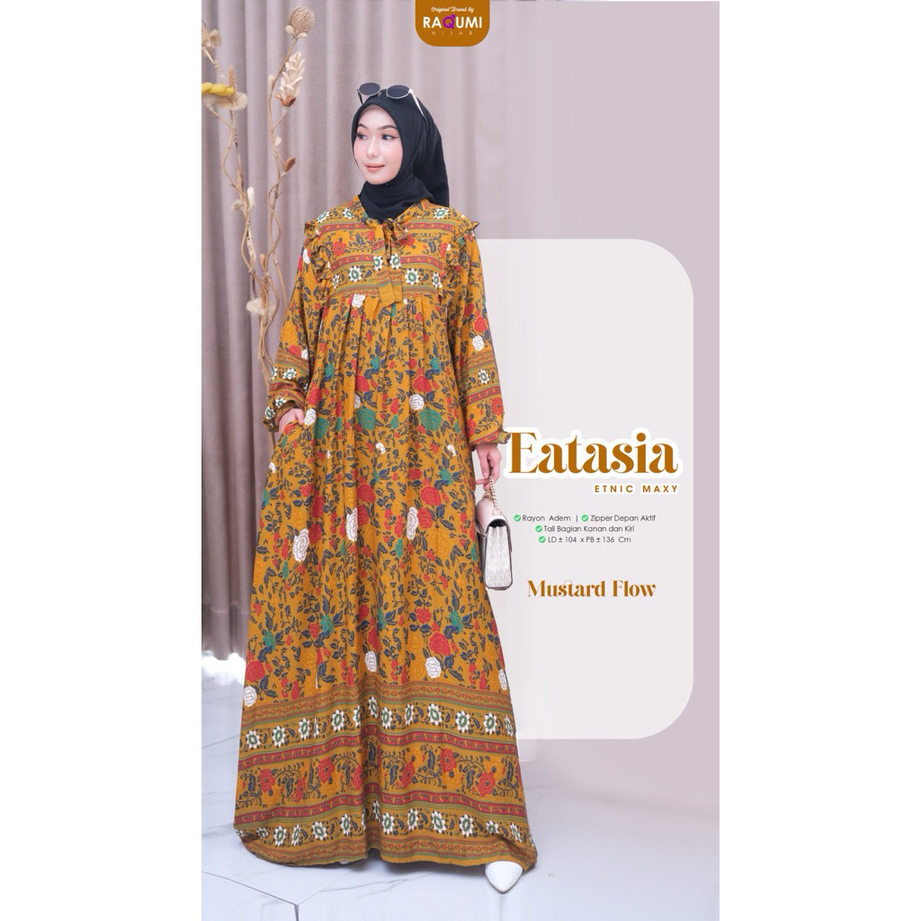 Raqumi Hijab - gamis etnic jumbo - solo