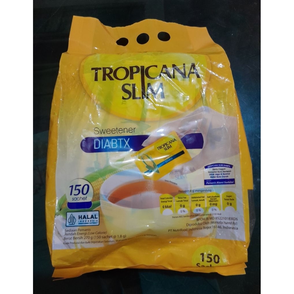 TROPICANA SLIM DIABTX 150sachet