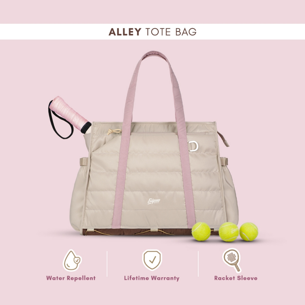 Bigmo Alley Totebag Milky Tas Tenis-Padel (Tas Olahraga) Water-Repellent