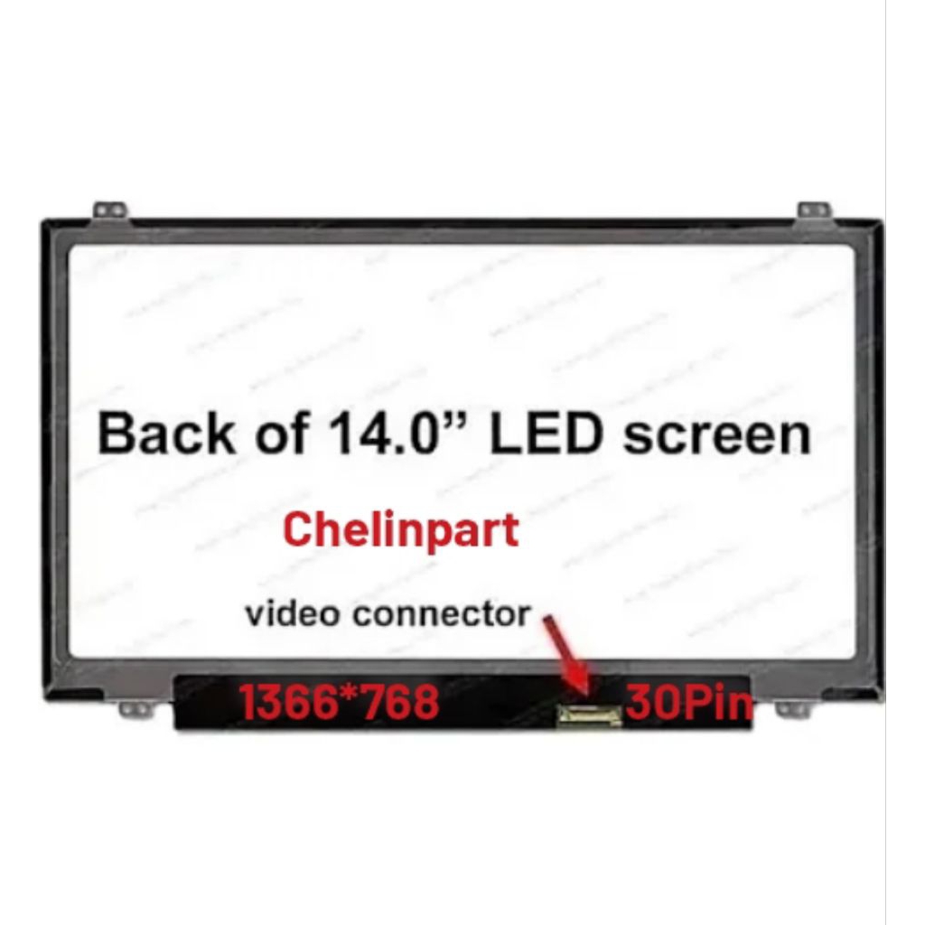 LCD LED LP140WHU NT140WHM-N31 NT140WHM-N41 LTN140AT35 14.0 Slim 30 Pin
