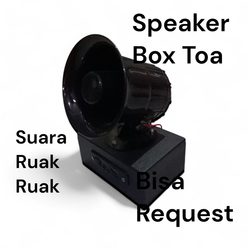 SPEAKER BOX TOA PEMIKAT BURUNG KAREO RUAK RUAK