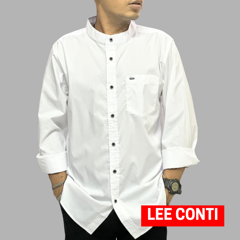 LEE CONTI Kemeja Pria Panjang Koko ( KTC )
