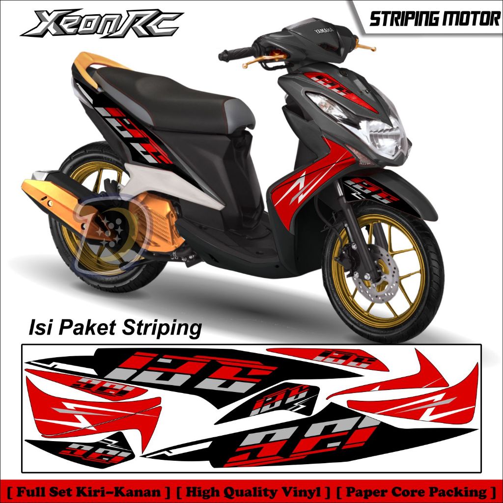 Stiker Motor Xeon Rc Striping lis Xeon Rc Striping Motor Xeon Rc Viet
