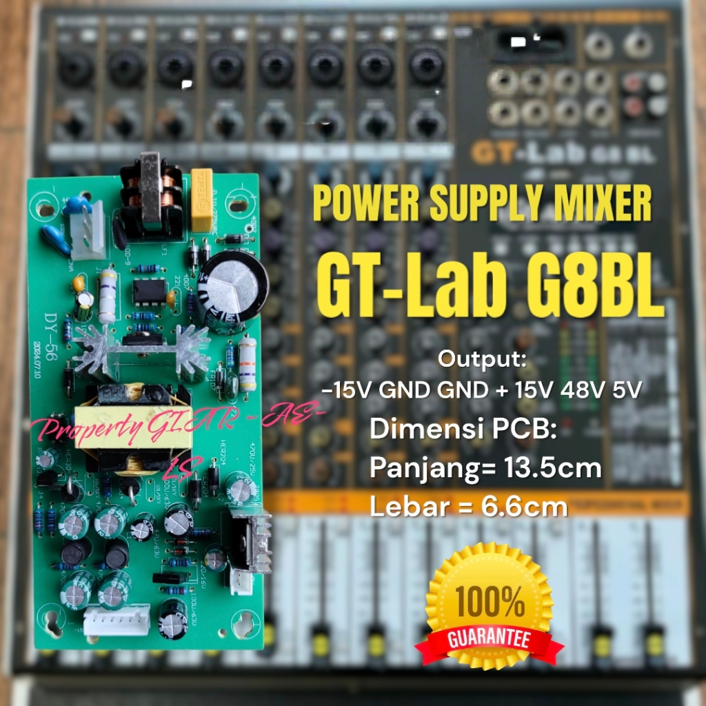 POWER SUPPLY MIXER GT-LAB G8BL GT LAB G8BL GTLAB G8BL