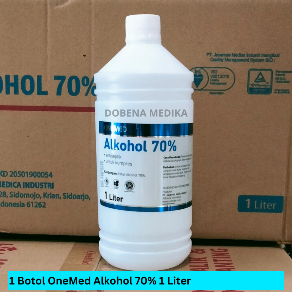 Alkohol 70 Persen 1 Liter / One Med Alcohol 70% 70 % 1000 ml