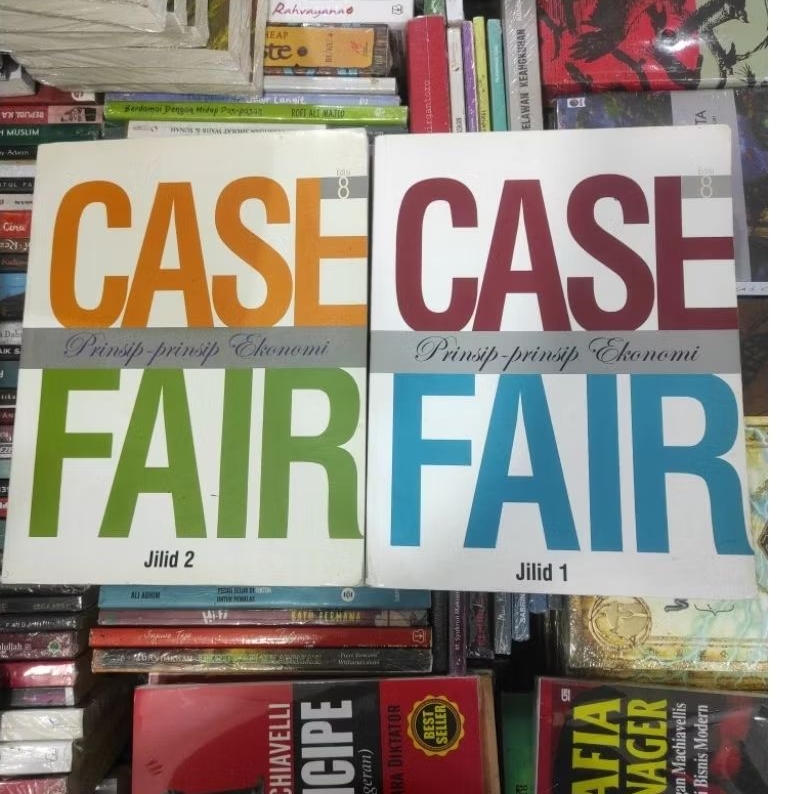 Satu paket prinsip-prinsip ekonomi jilid 1 dan 2 by case fair ASLI ORIGINAL