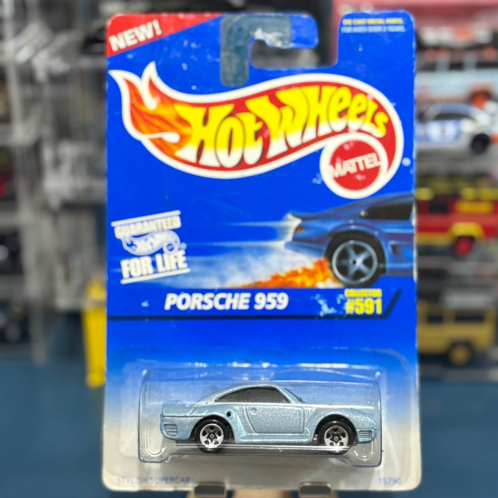 Hot Wheels Blue Card - Porsche 959 Collector #591 [Free Protector]