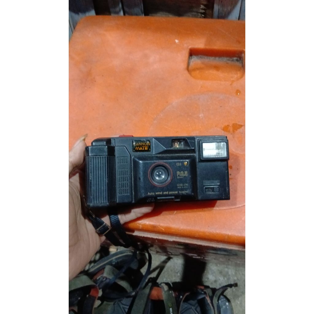Kamera analog canon mate 55rb jadul antik vintage lawas kuno display anggap mati