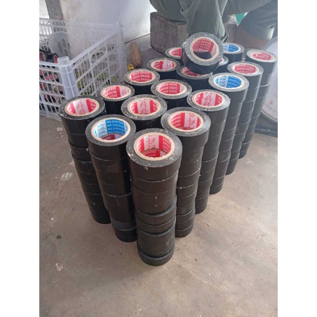 Isolasi Listrik Hitam untuk Kabel Listrik