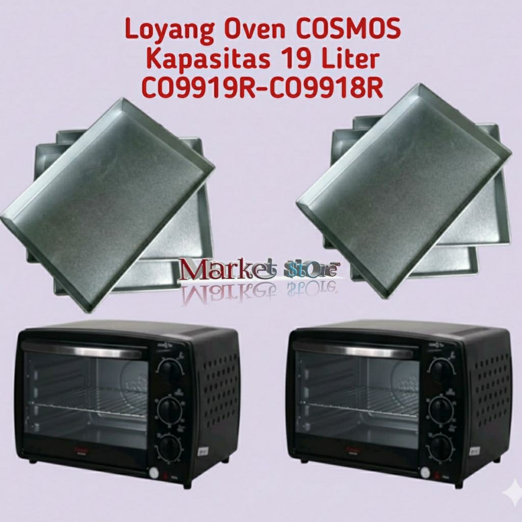 2 PCS LOYANG OVEN COSMOS CO9919R CO9918R / LOYANG OVEN COSMOS 19 LITER / LOYANG OVEN LISTRIK / Loyan